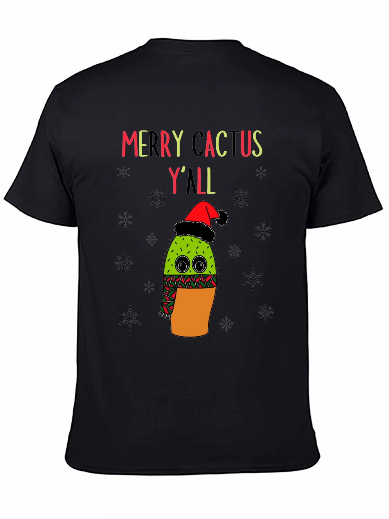 Merry Cactus Yall Christmas T-Shirt