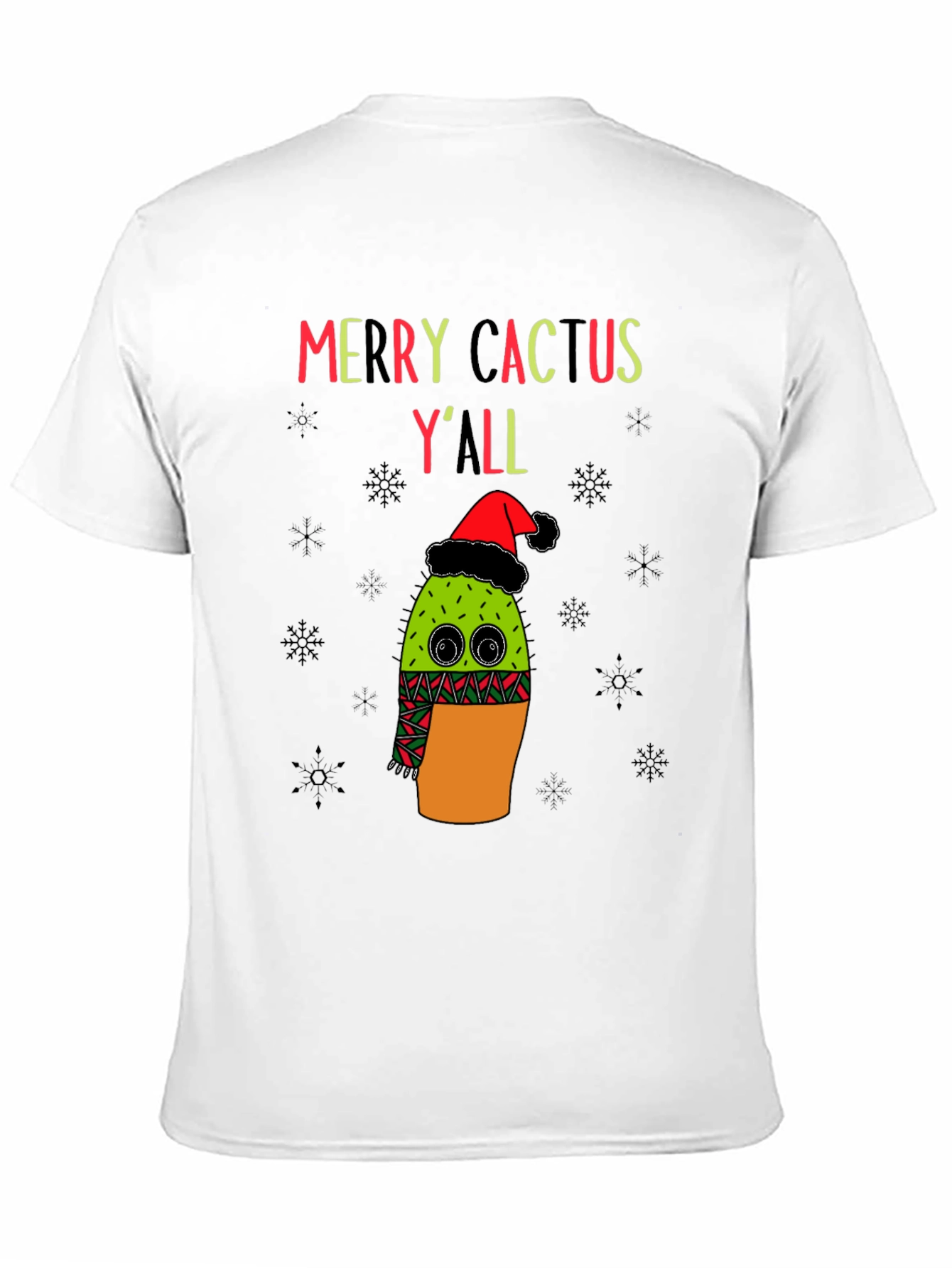 Merry Cactus Yall Christmas T-Shirt
