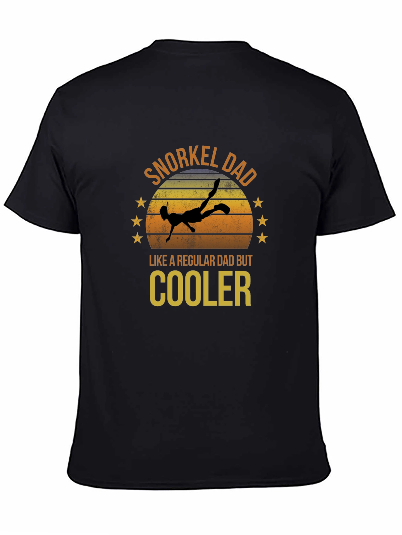 Snorkel Dad T-Shirt - Cool Diver Tee