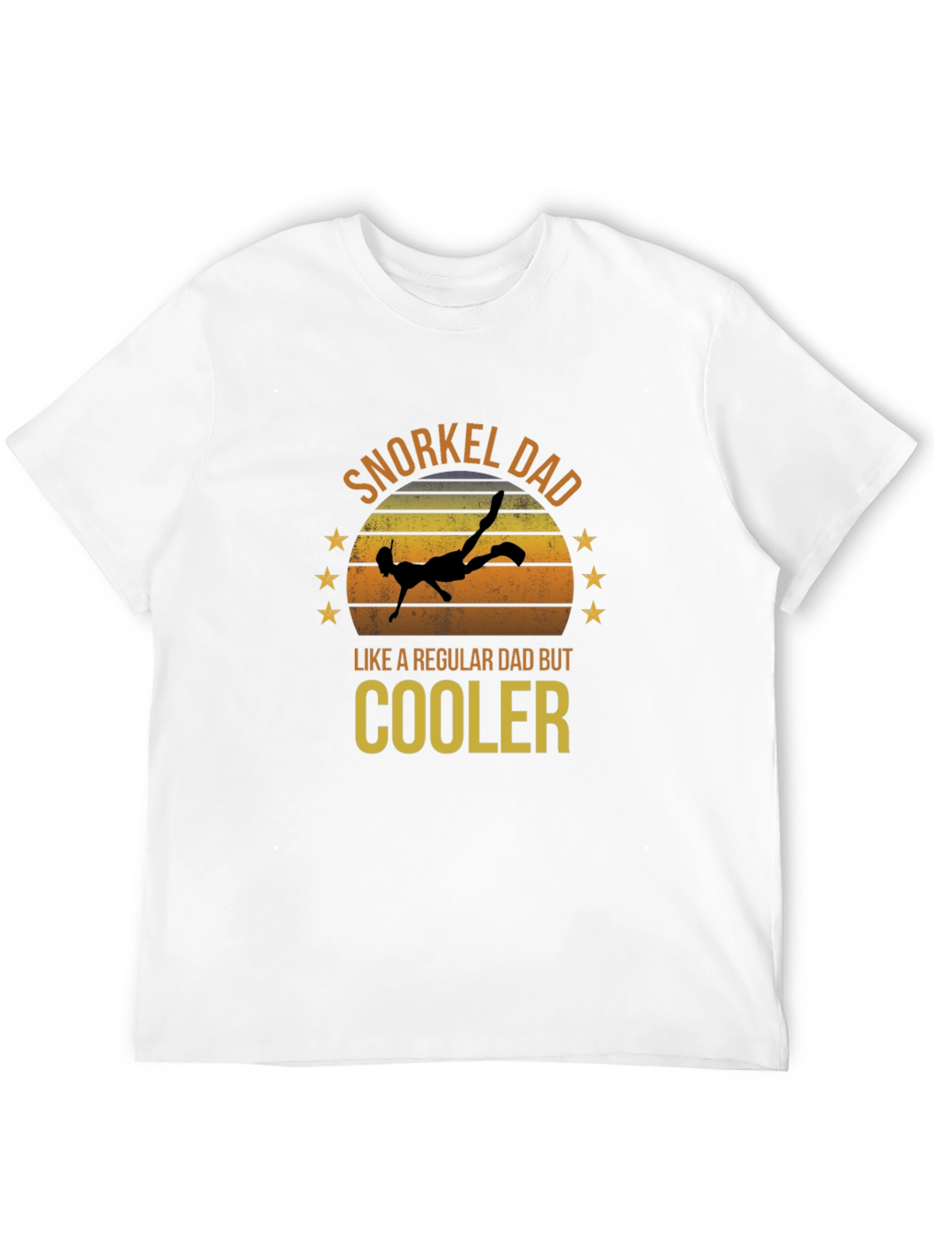 Snorkel Dad T-Shirt - Cool Diver Tee
