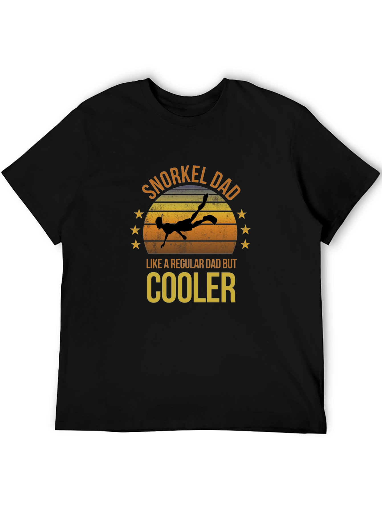 Snorkel Dad T-Shirt - Cool Diver Tee