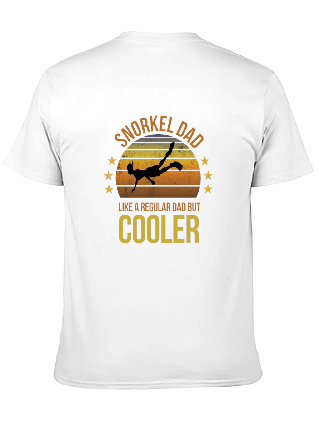 Snorkel Dad T-Shirt - Cool Diver Tee
