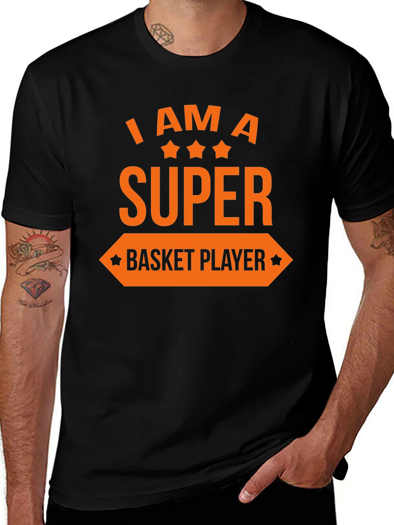 I AM A SUPER BASKET PLAYER Graphic T-Shirt