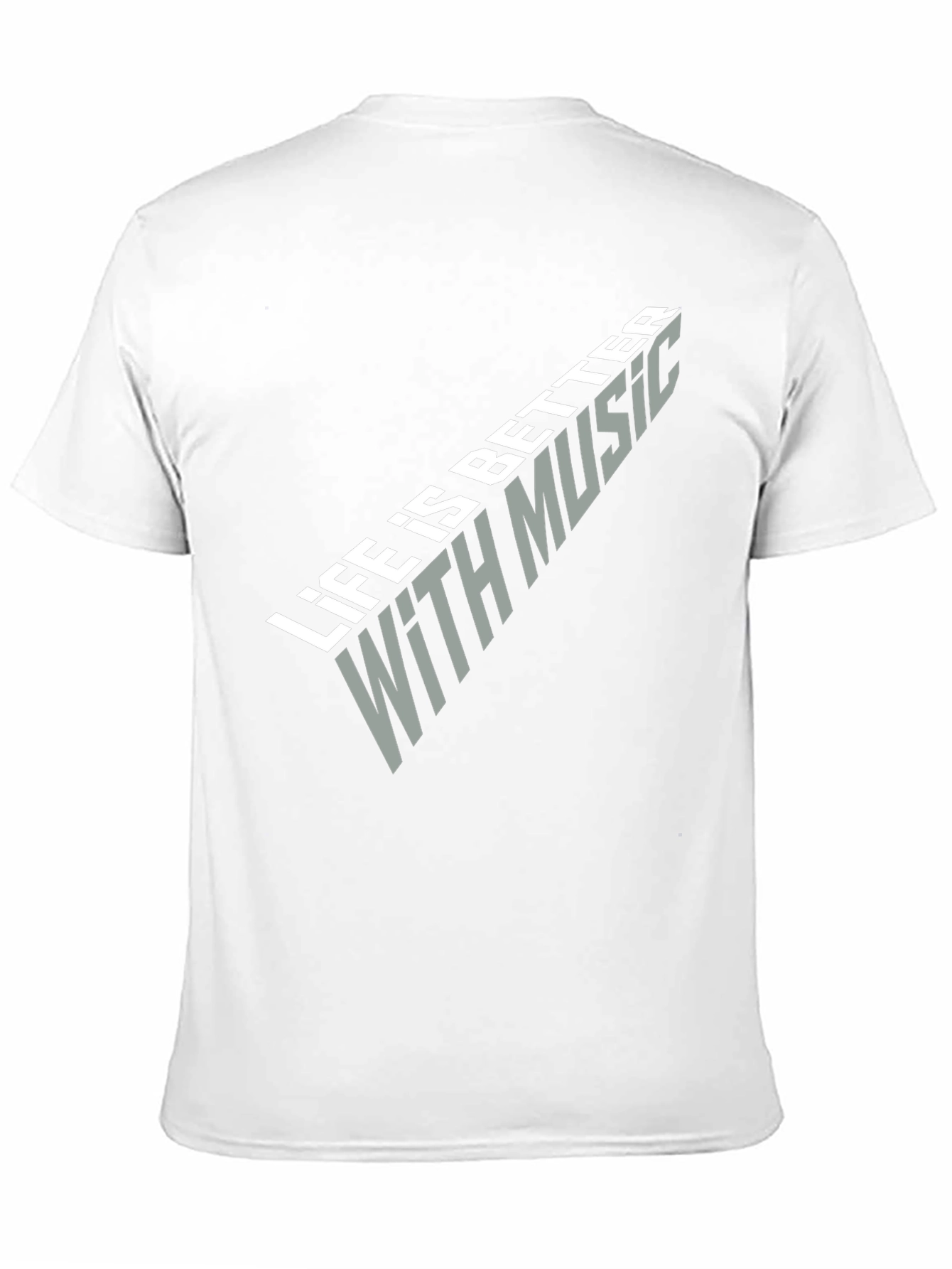 Life is Better with Music Black T-Shirt