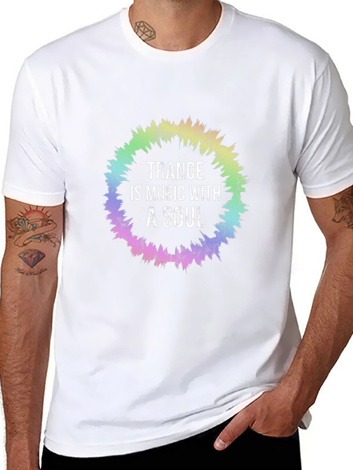Trance Music Soul T-Shirt -  Vibrant Graphic Tee