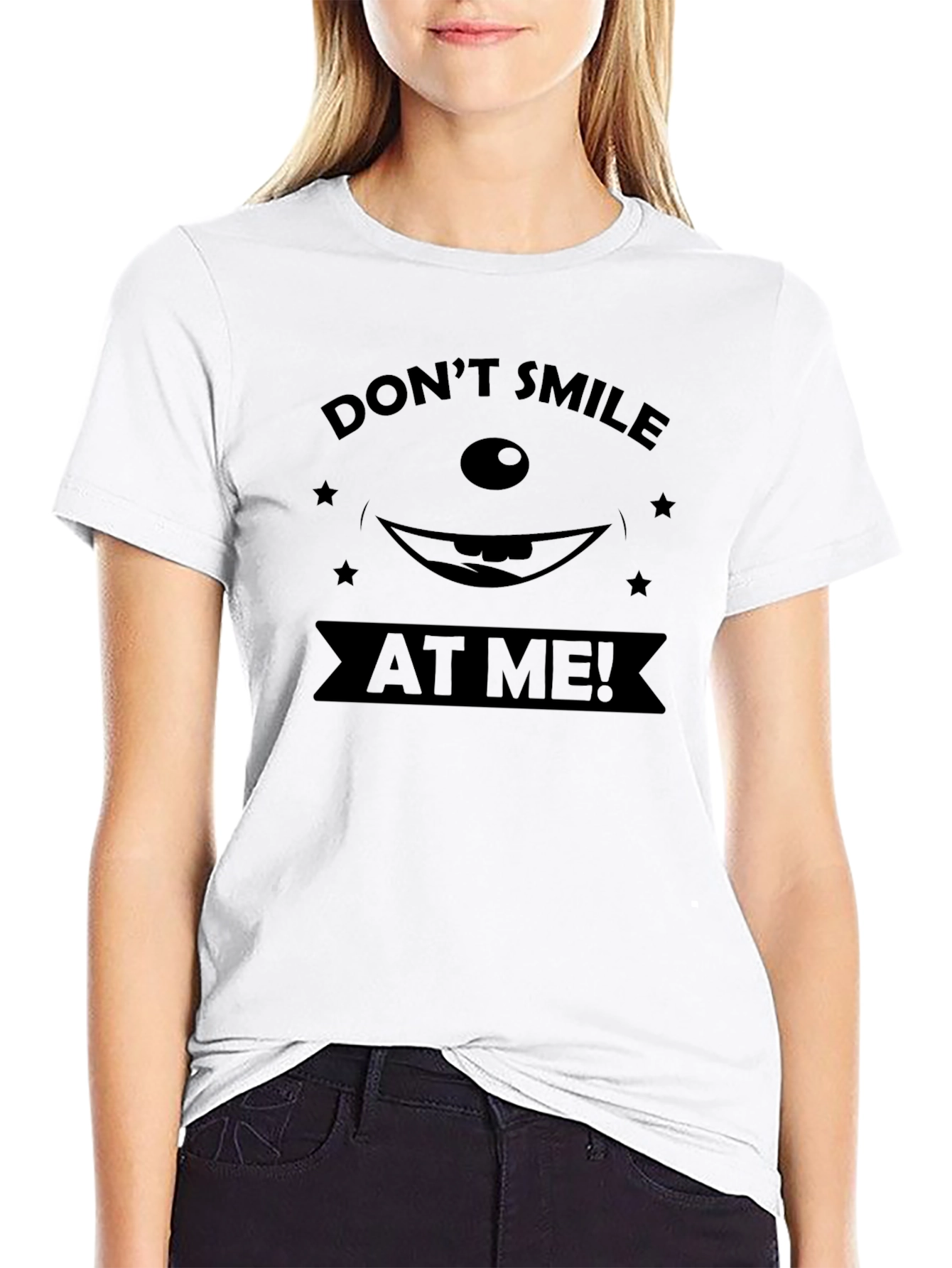 Dont Smile At Me Funny Graphic Tee
