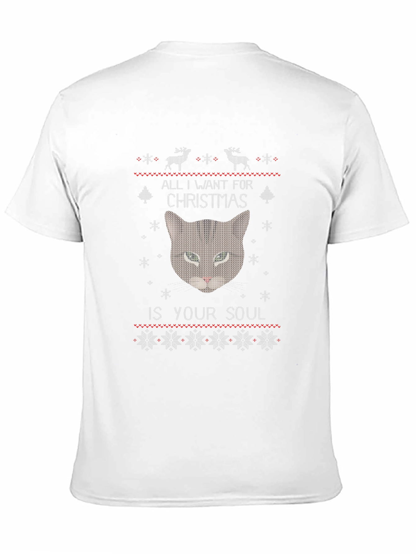All I Want for Christmas Cat T-Shirt