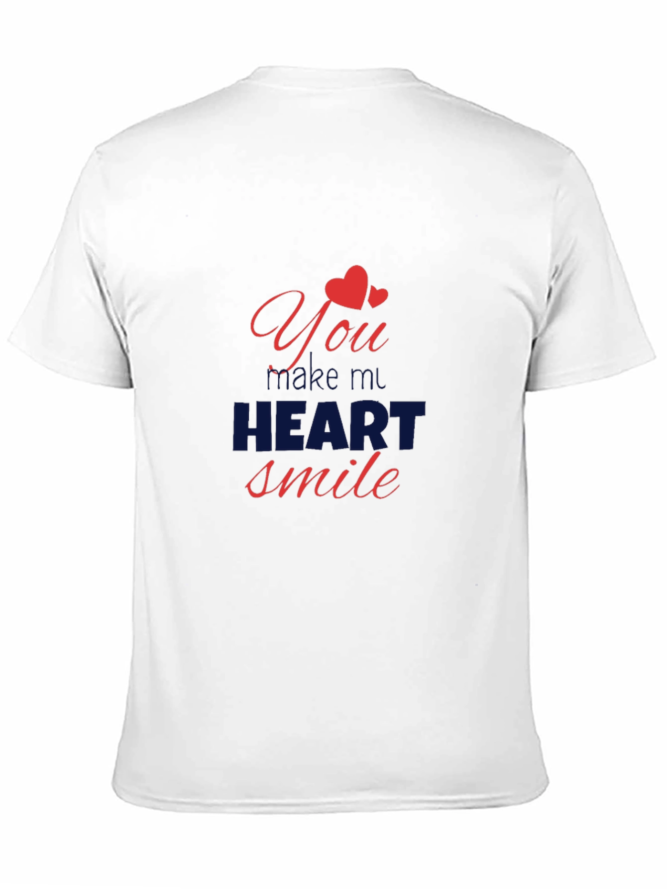 Heart Smile Black Graphic Tee