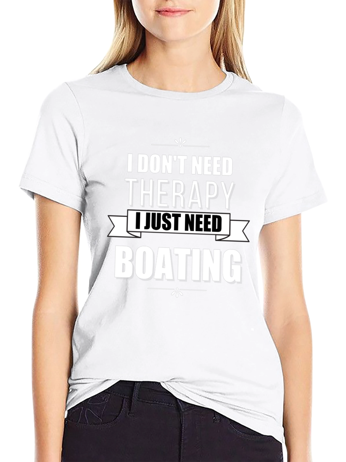 Boating Therapy T-Shirt - Funny Boat Lover Tee