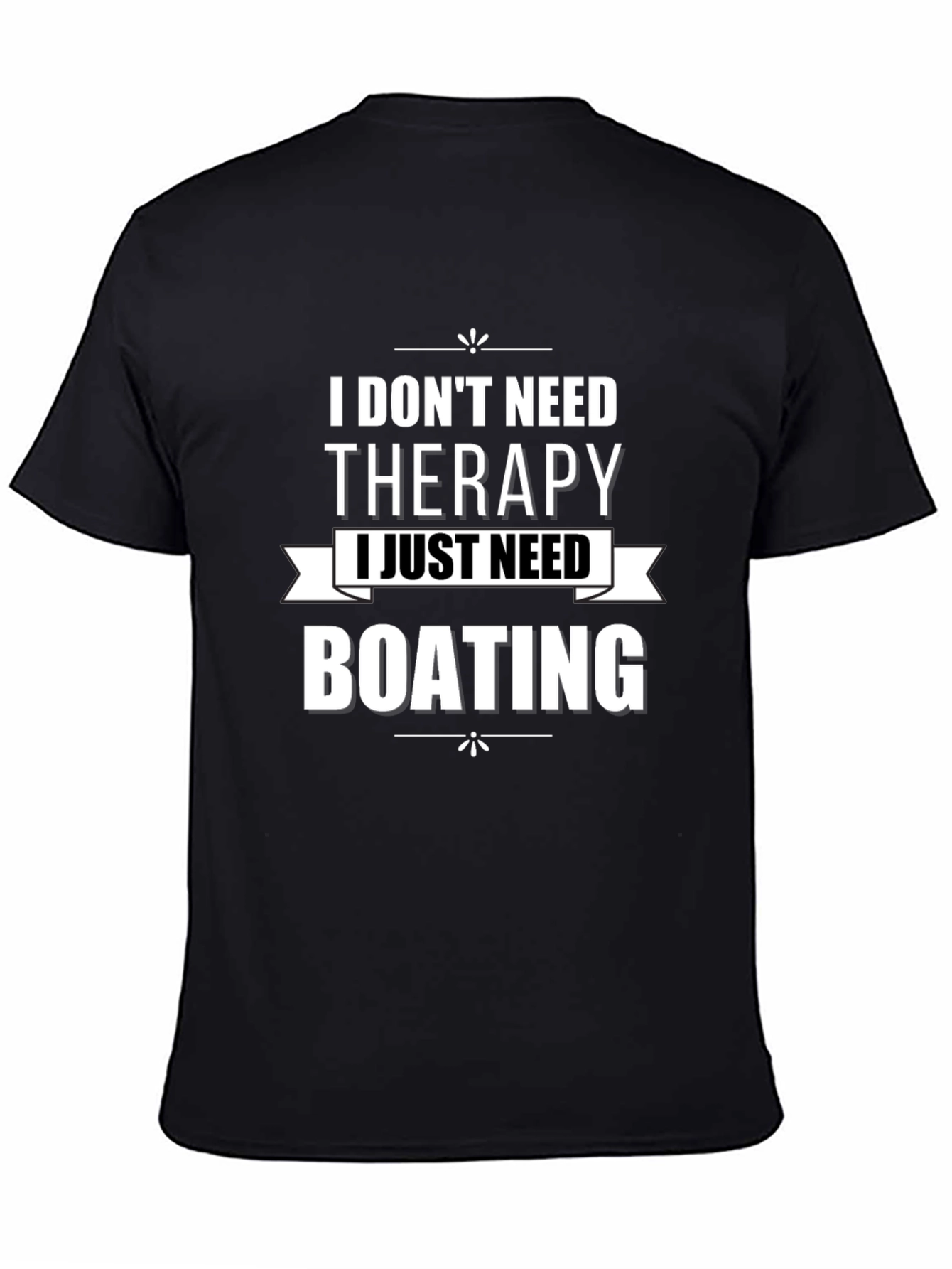 Boating Therapy T-Shirt - Funny Boat Lover Tee