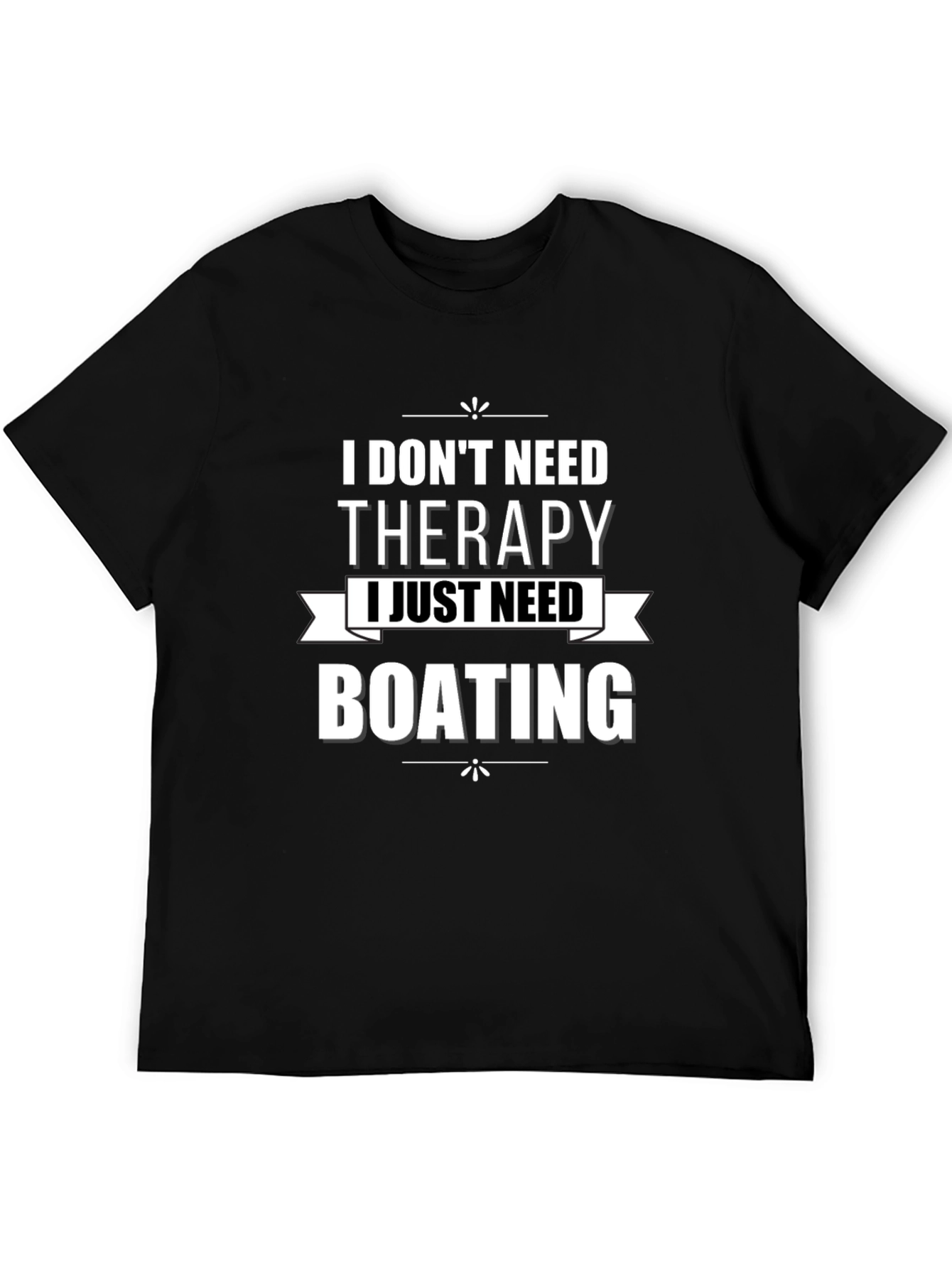 Boating Therapy T-Shirt - Funny Boat Lover Tee