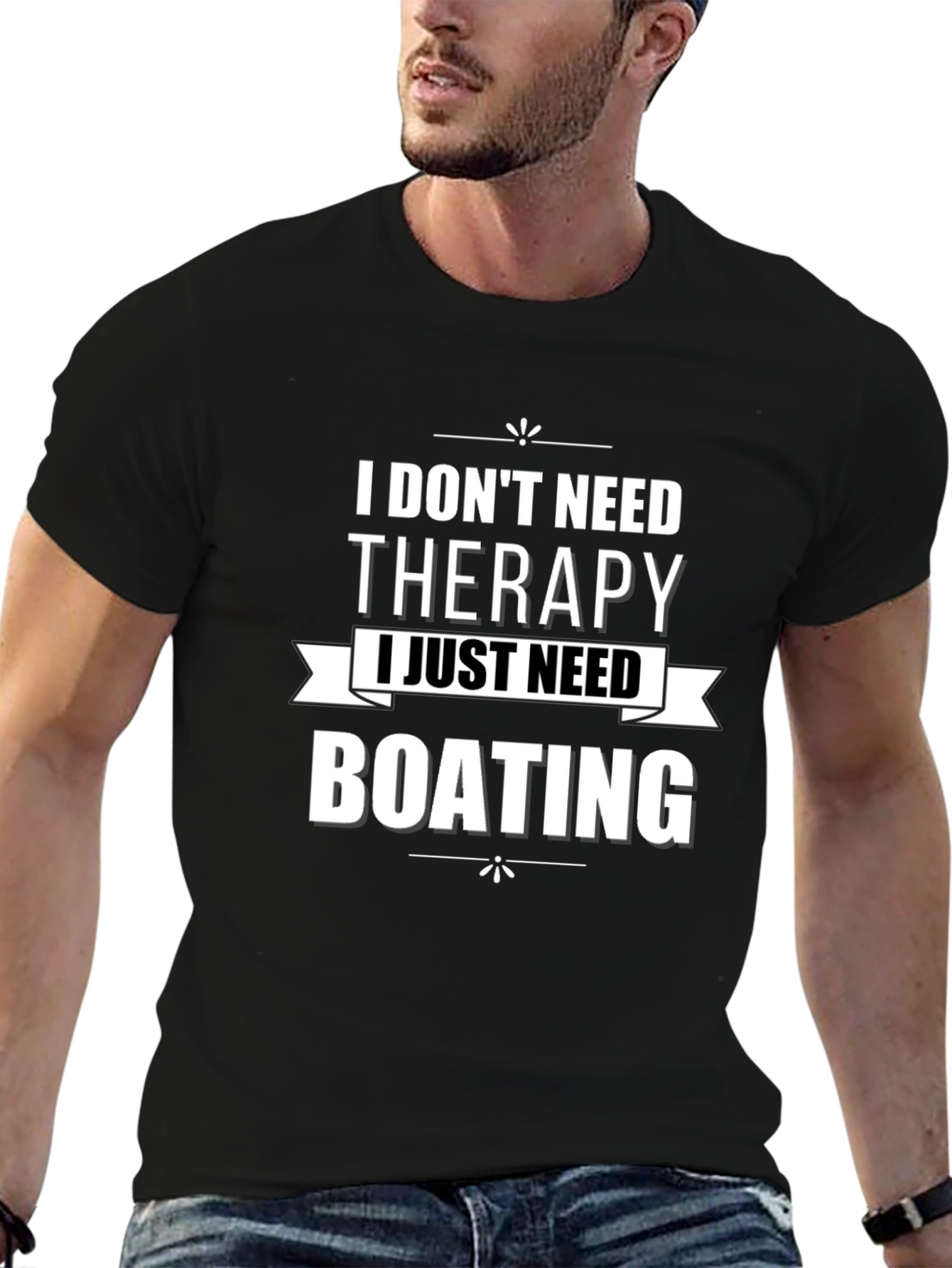 Boating Therapy T-Shirt - Funny Boat Lover Tee