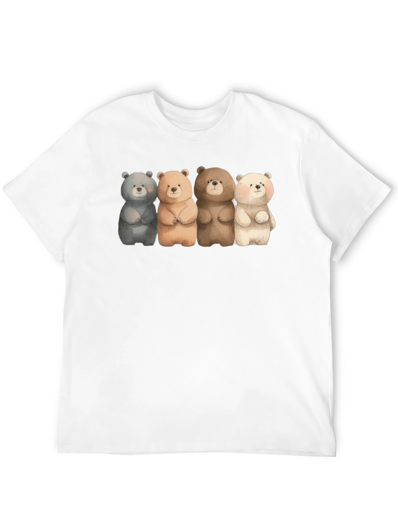 Cute Bears T-Shirt - Unique Design Soft Cotton