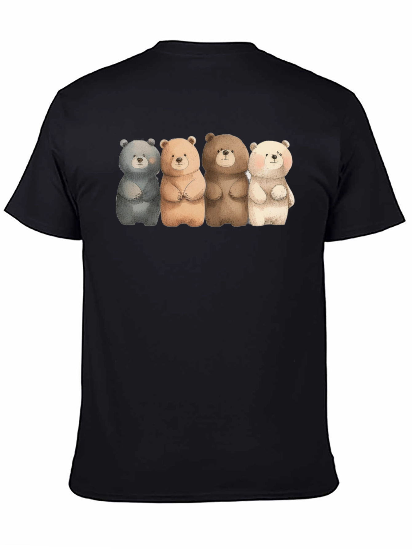 Cute Bears T-Shirt - Unique Design Soft Cotton