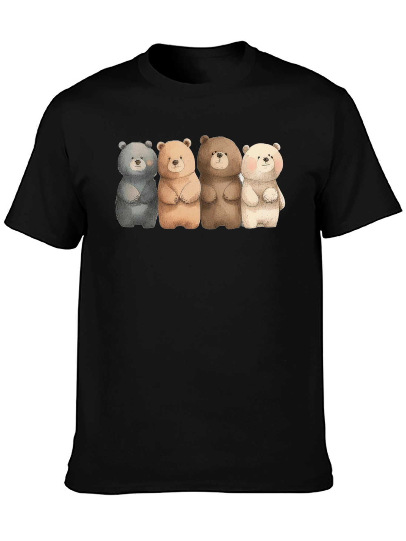 Cute Bears T-Shirt - Unique Design Soft Cotton