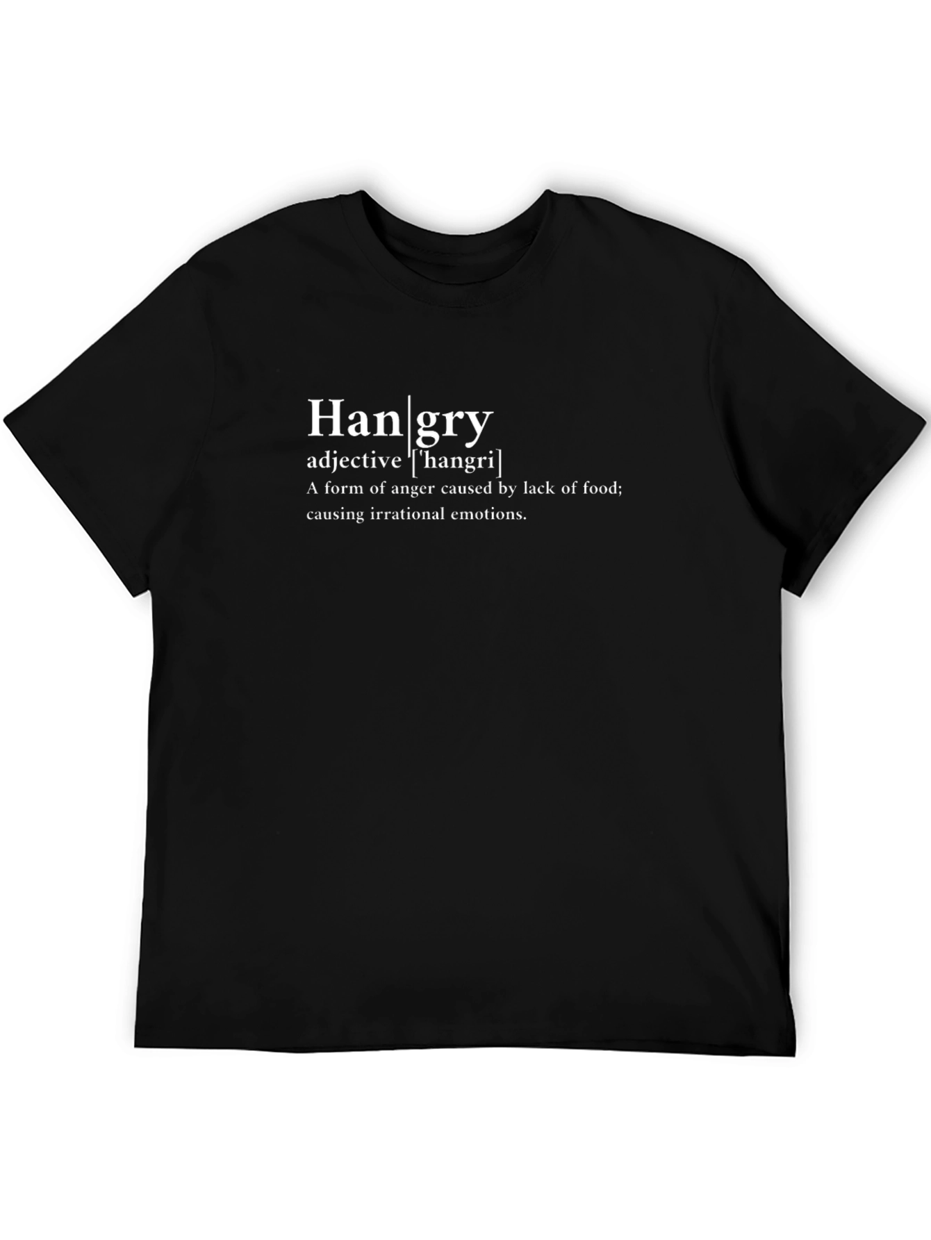 Hangry Definition T-Shirt - Funny Hunger Anger Tee
