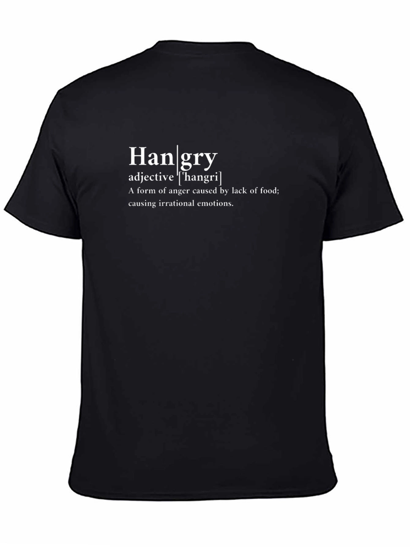Hangry Definition T-Shirt - Funny Hunger Anger Tee