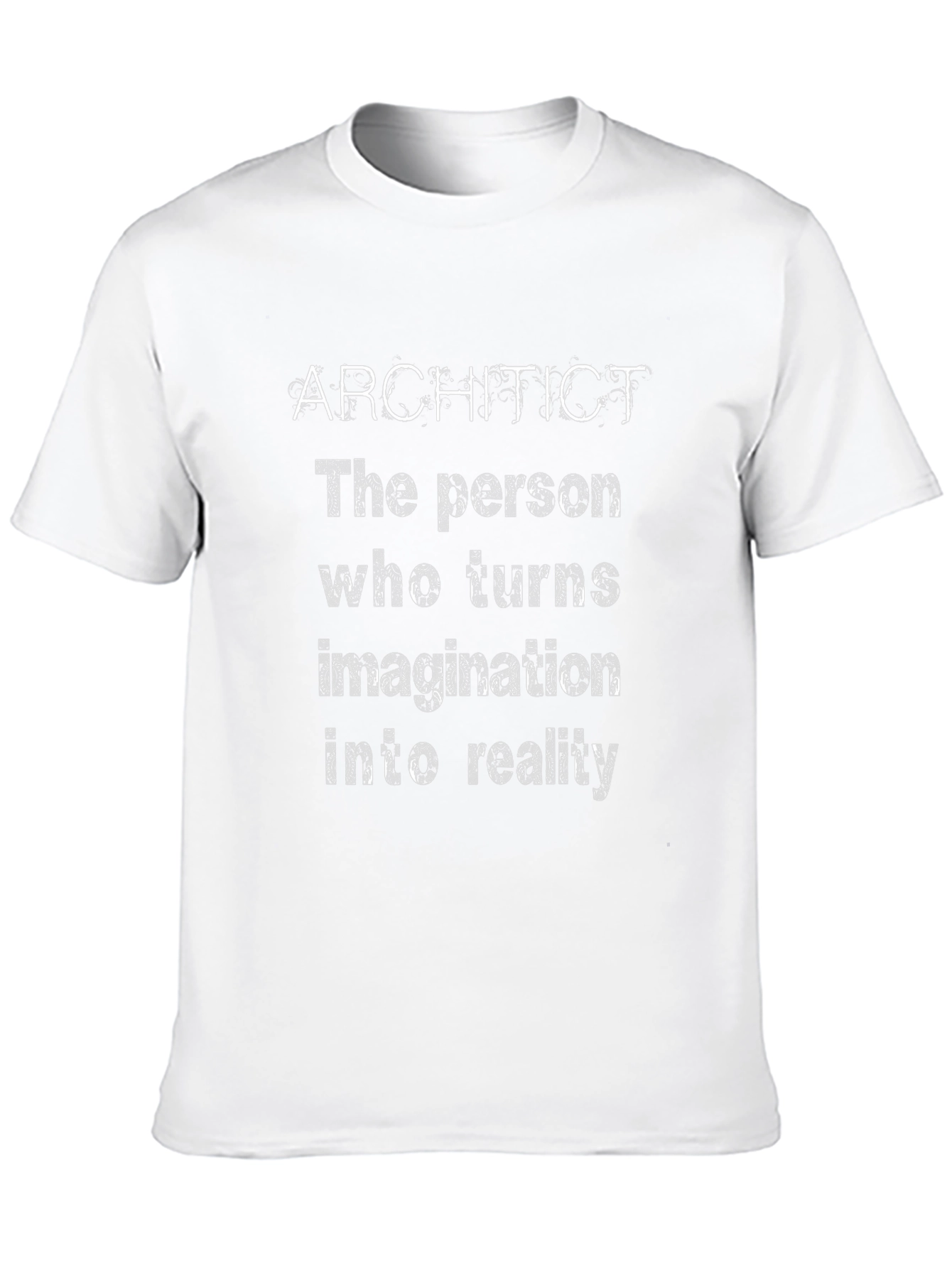 Architect Imagination Reality T-Shirt - Black