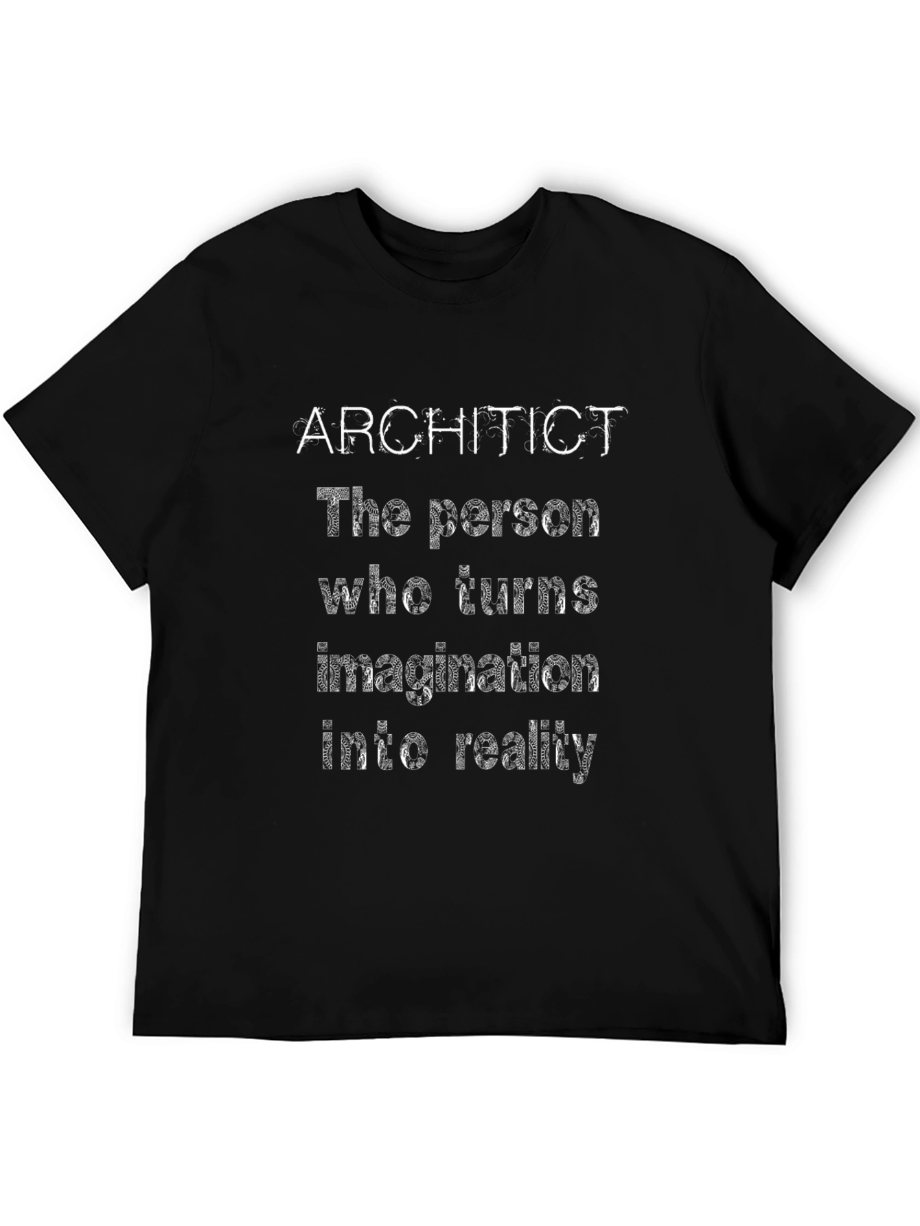 Architect Imagination Reality T-Shirt - Black