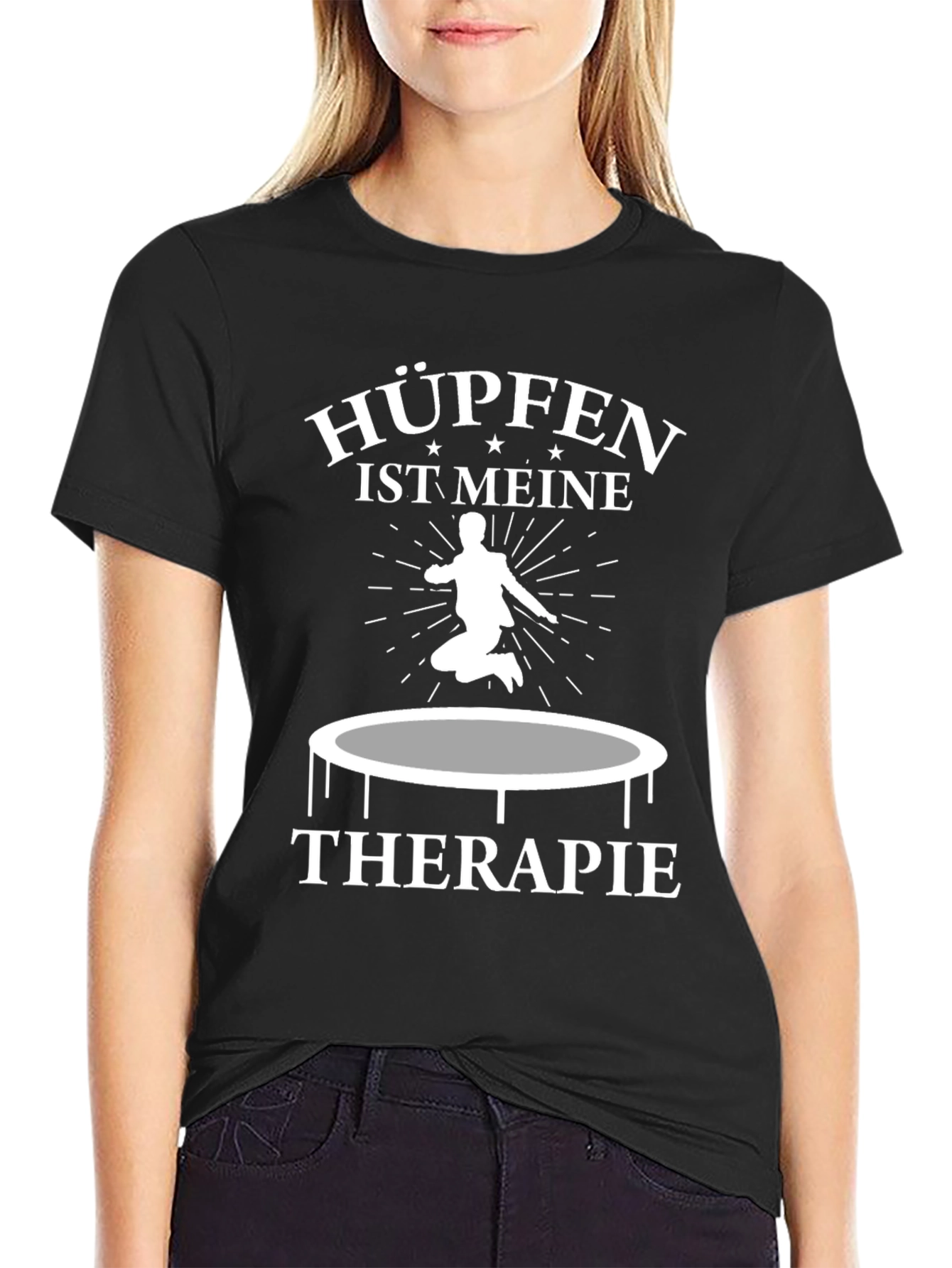 Hüpfpen Ist Meine Therapie T-Shirt