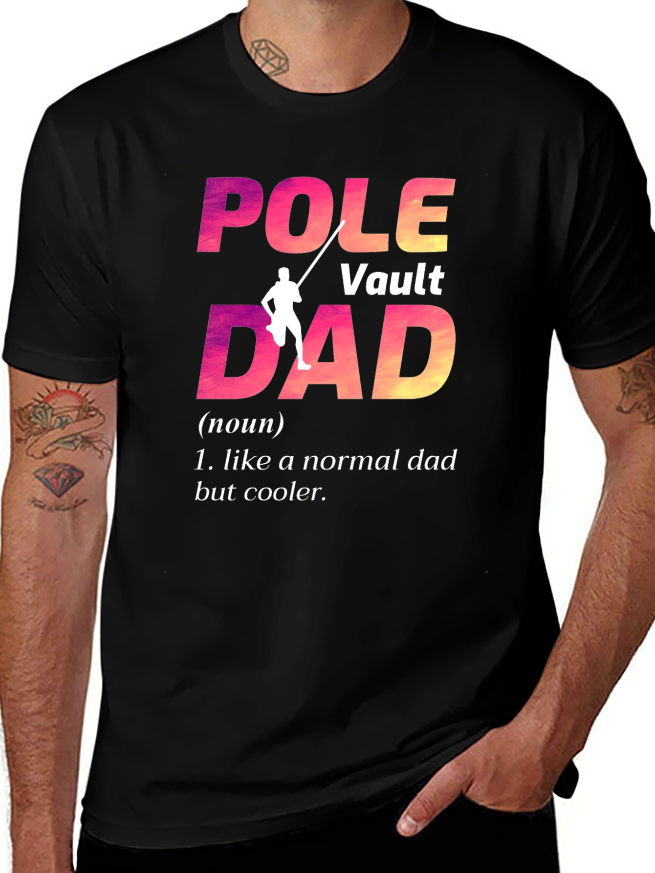 Pole Vault Dad Graphic Tee