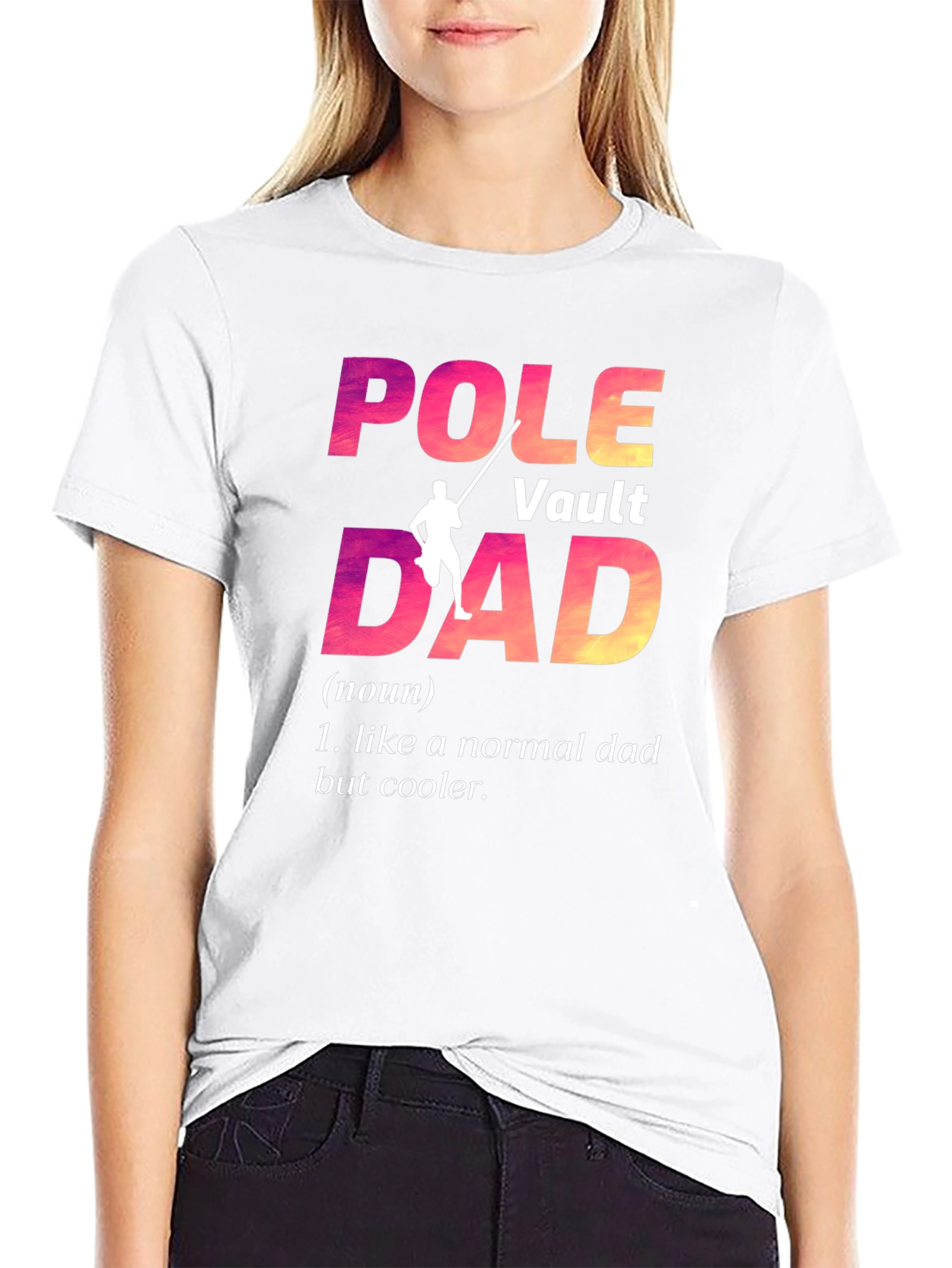 Pole Vault Dad Graphic Tee