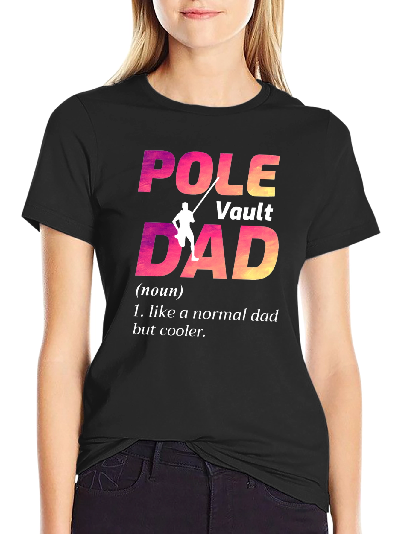 Pole Vault Dad Graphic Tee