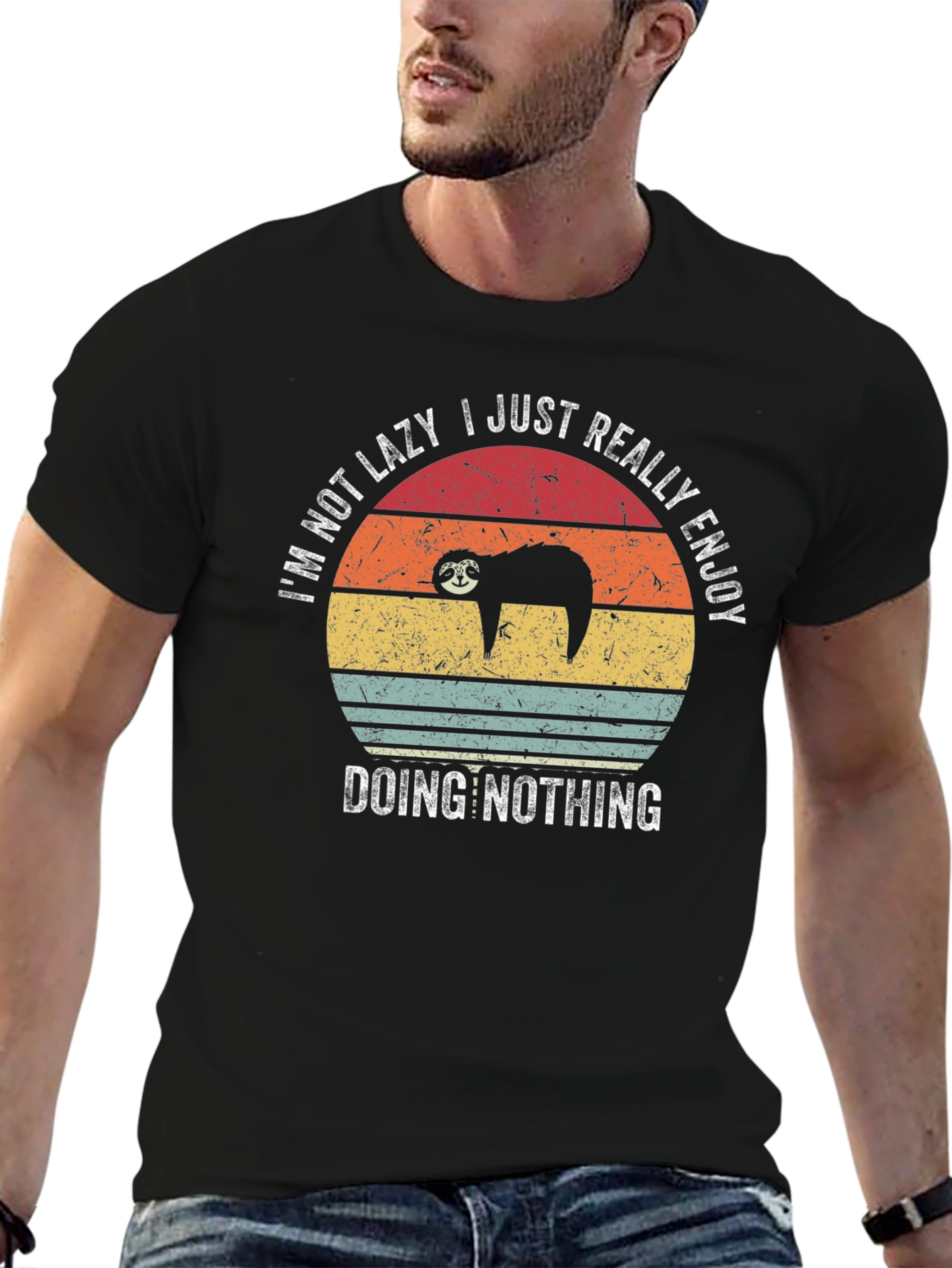 Funny Sloth Graphic T-Shirt