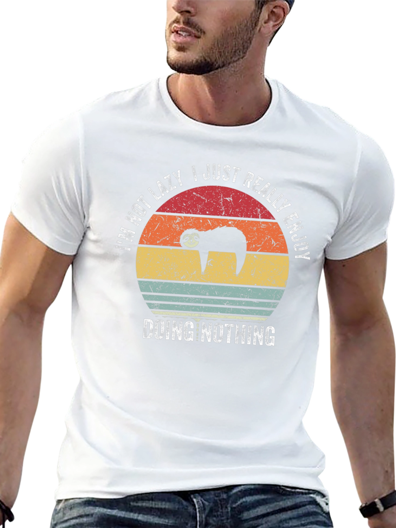 Funny Sloth Graphic T-Shirt