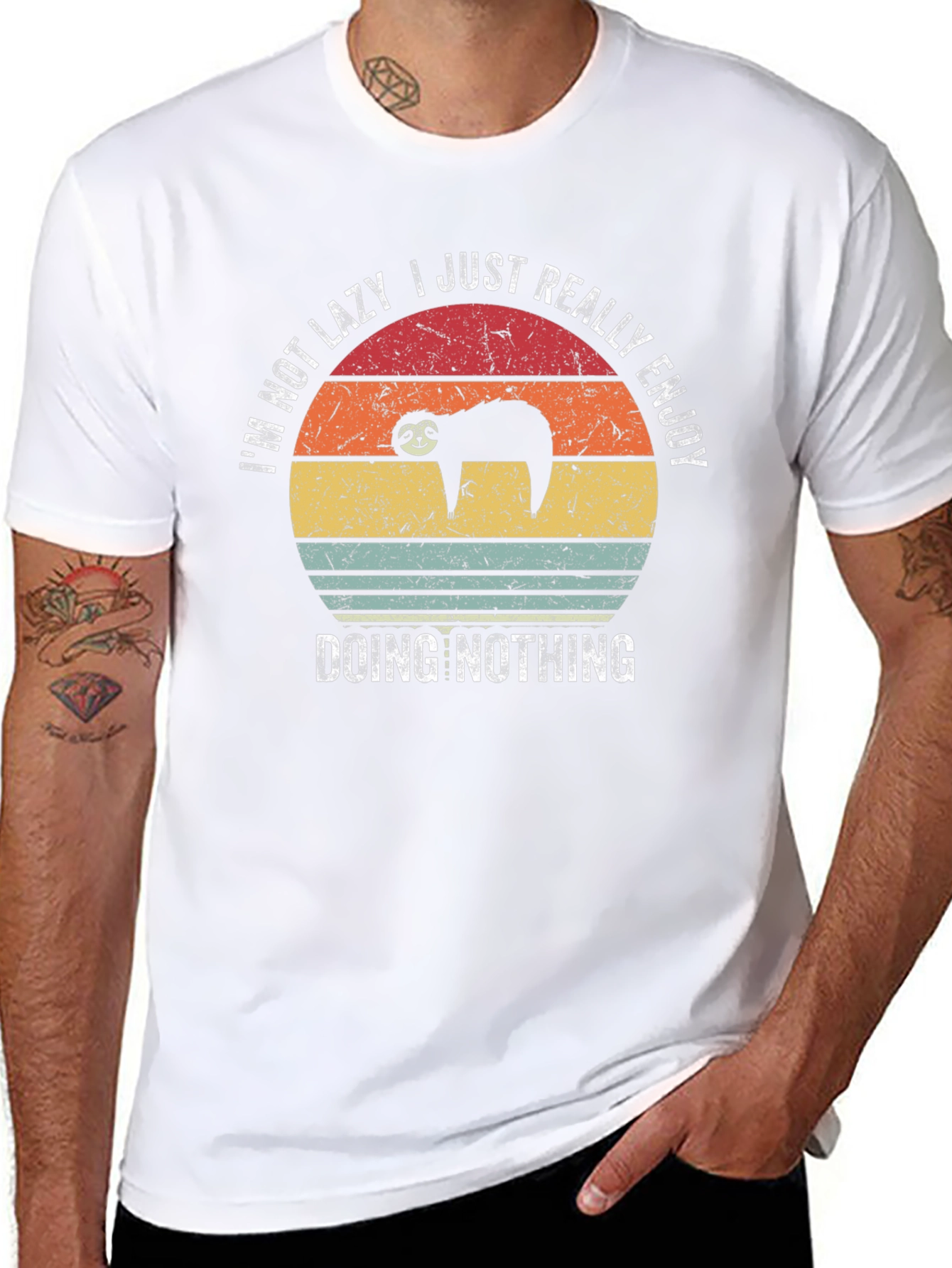 Funny Sloth Graphic T-Shirt