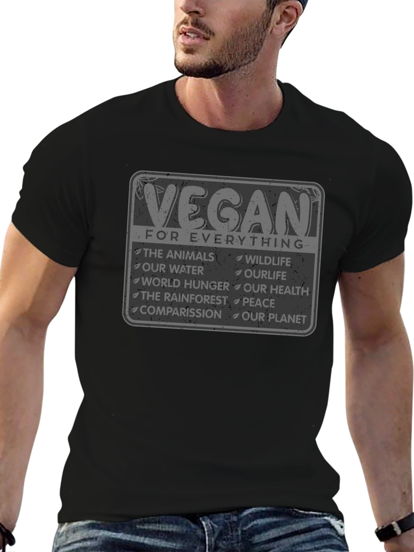 Vegan For Everything Graphic T-Shirt