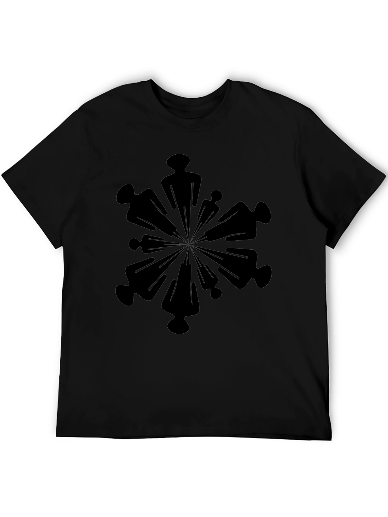 Geometric Silhouette Graphic Tee