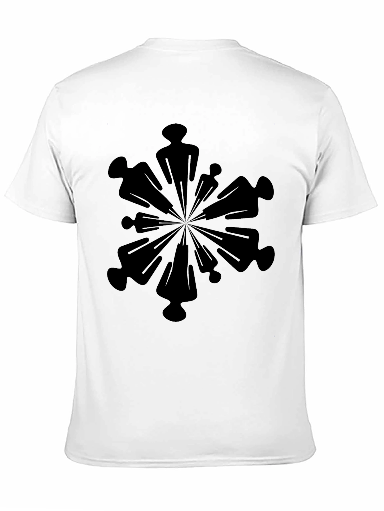 Geometric Silhouette Graphic Tee