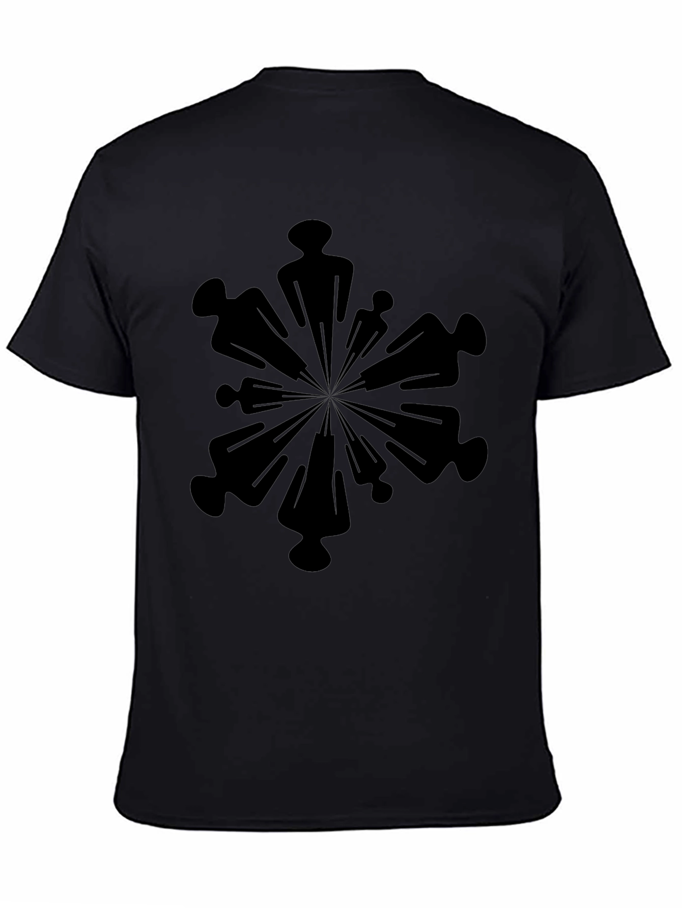 Geometric Silhouette Graphic Tee