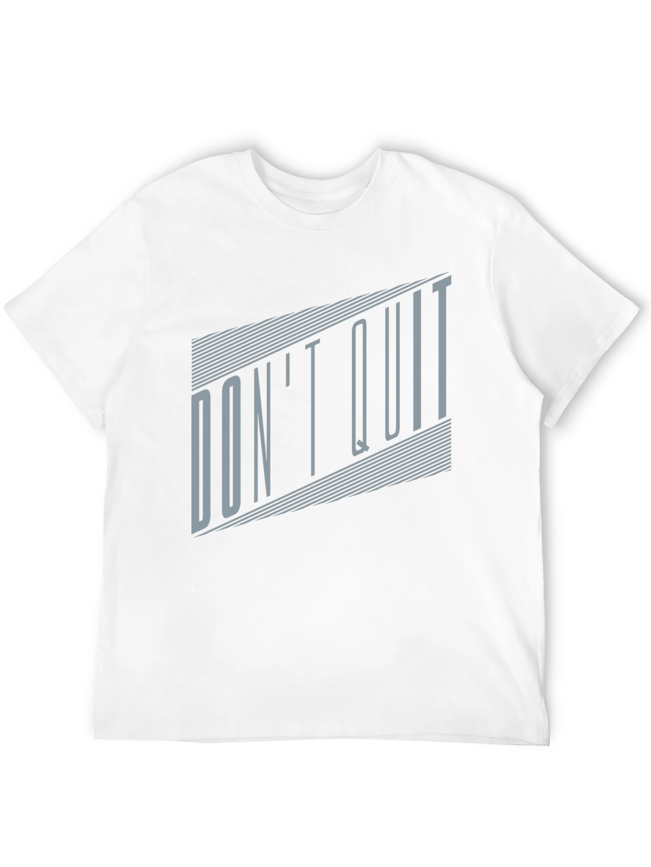 Dont Quit Graphic Tee - Motivational Black T-Shirt