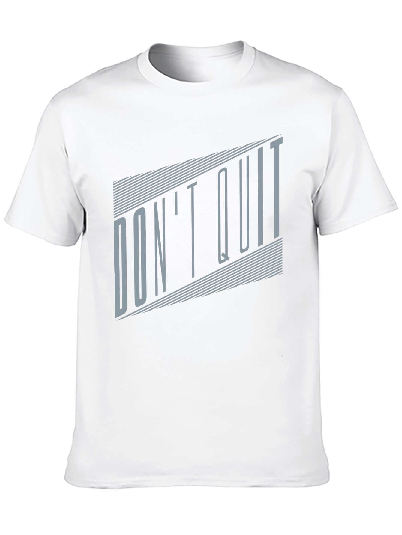 Dont Quit Graphic Tee - Motivational Black T-Shirt
