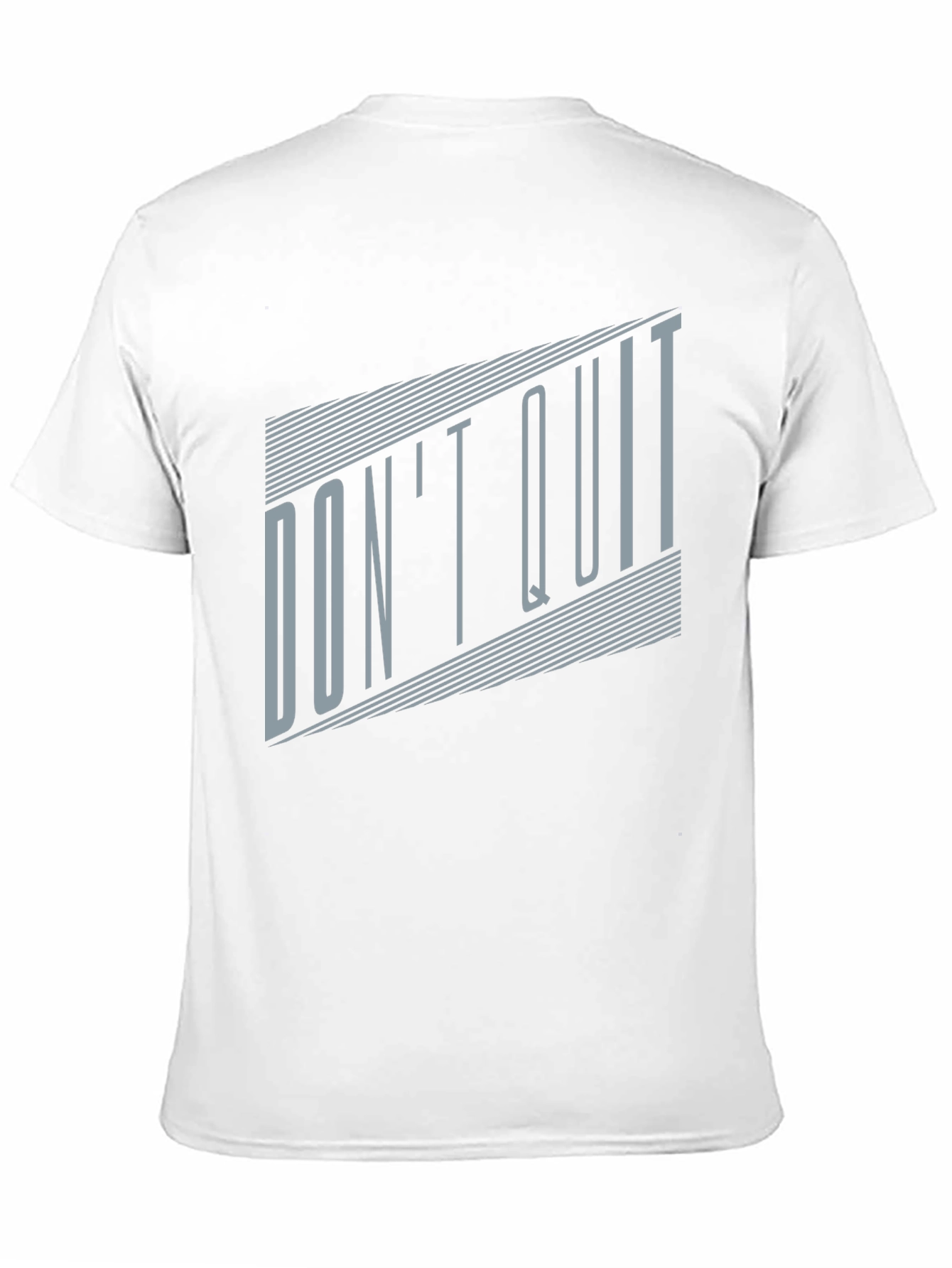 Dont Quit Graphic Tee - Motivational Black T-Shirt