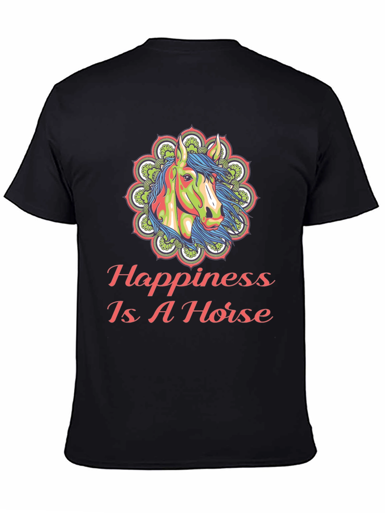 Happiness Is A Horse Graphic Tee