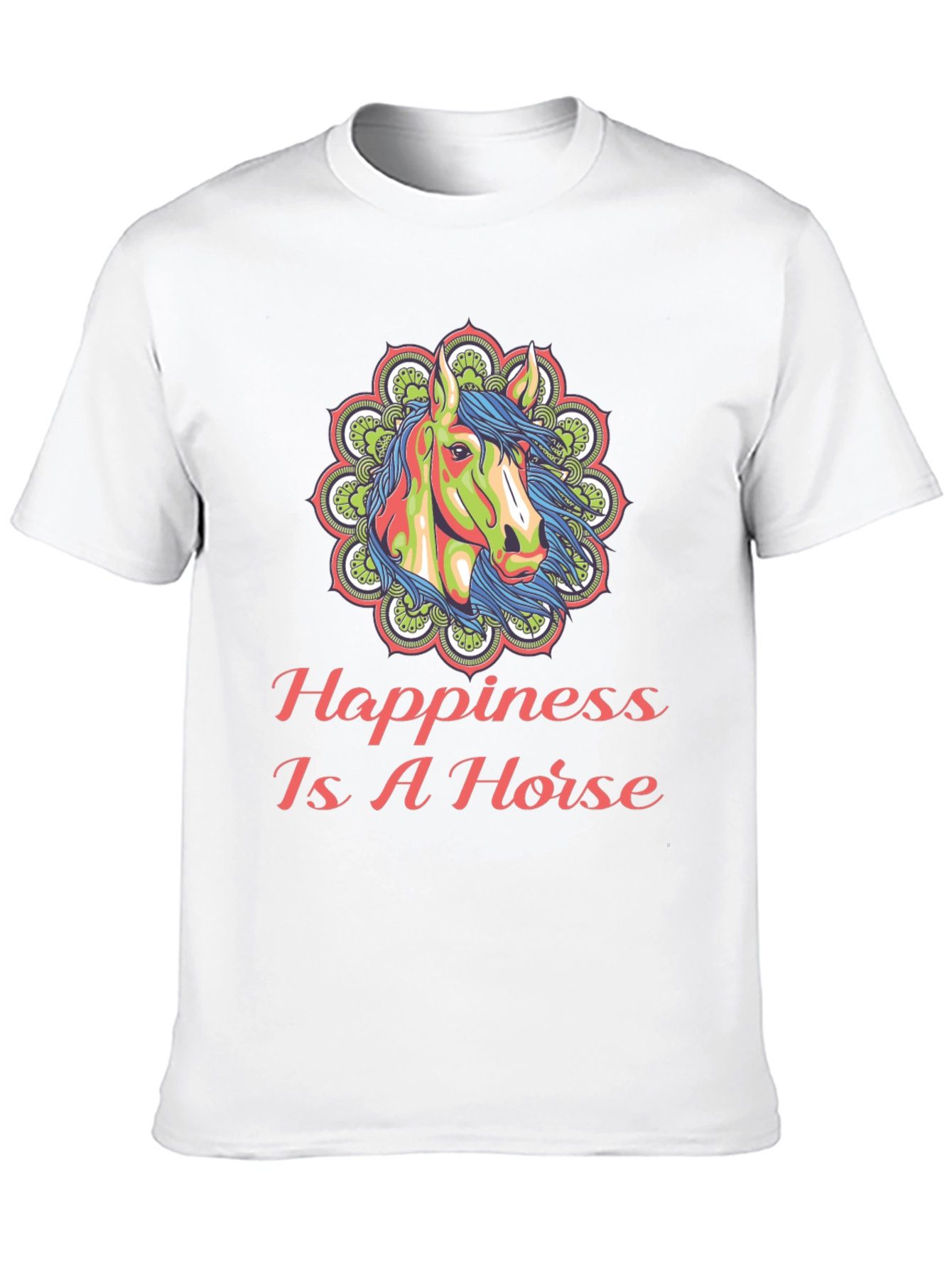 Happiness Is A Horse Graphic Tee