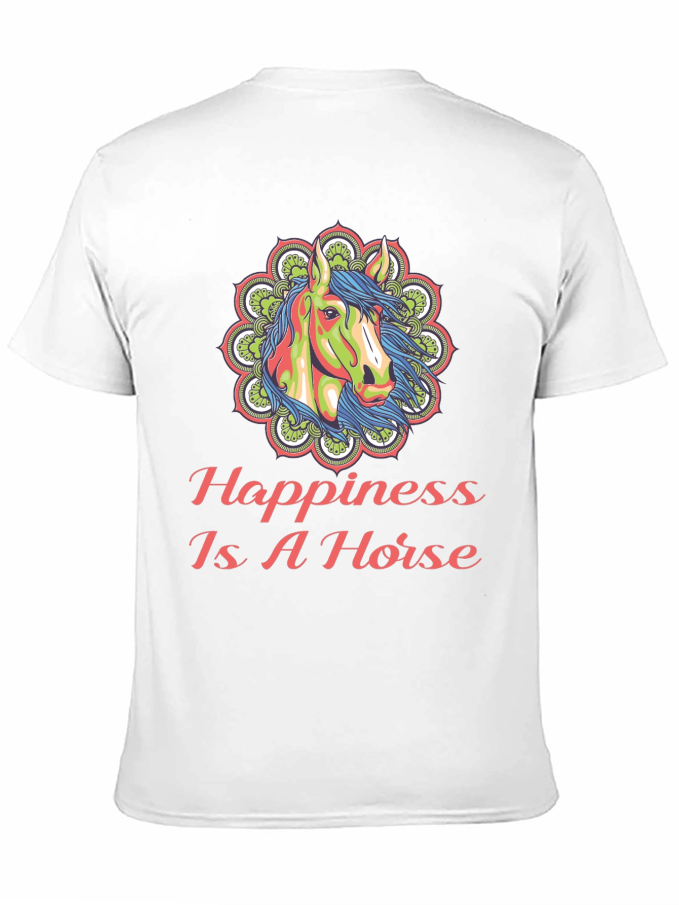 Happiness Is A Horse Graphic Tee