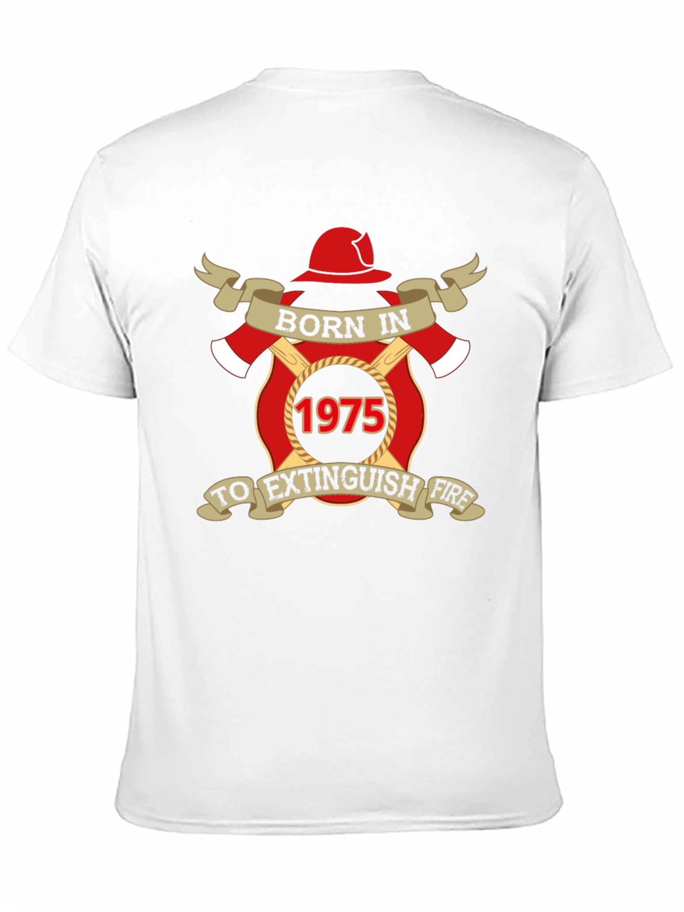 Born In 1975 Firefighter T-Shirt