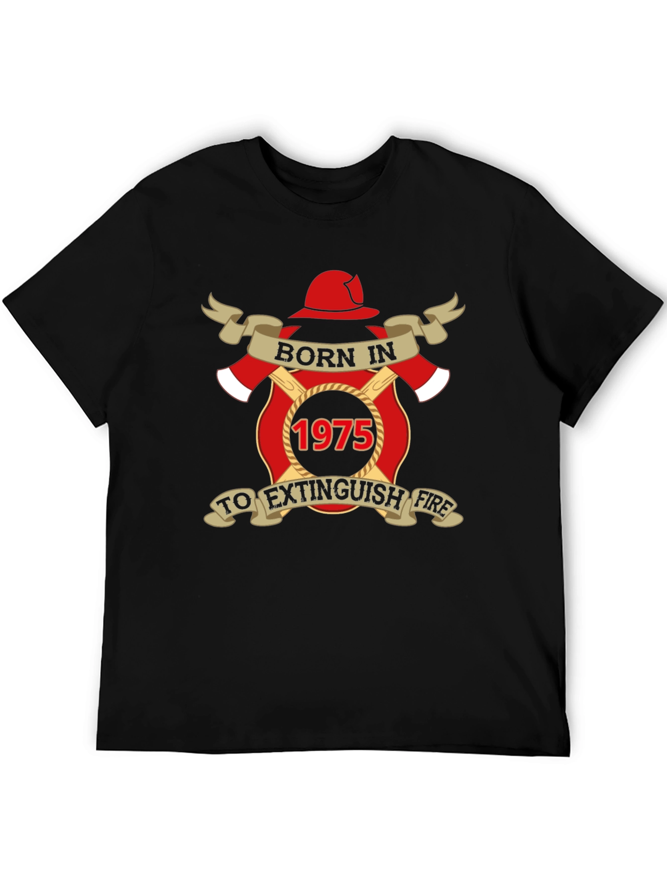 Born In 1975 Firefighter T-Shirt