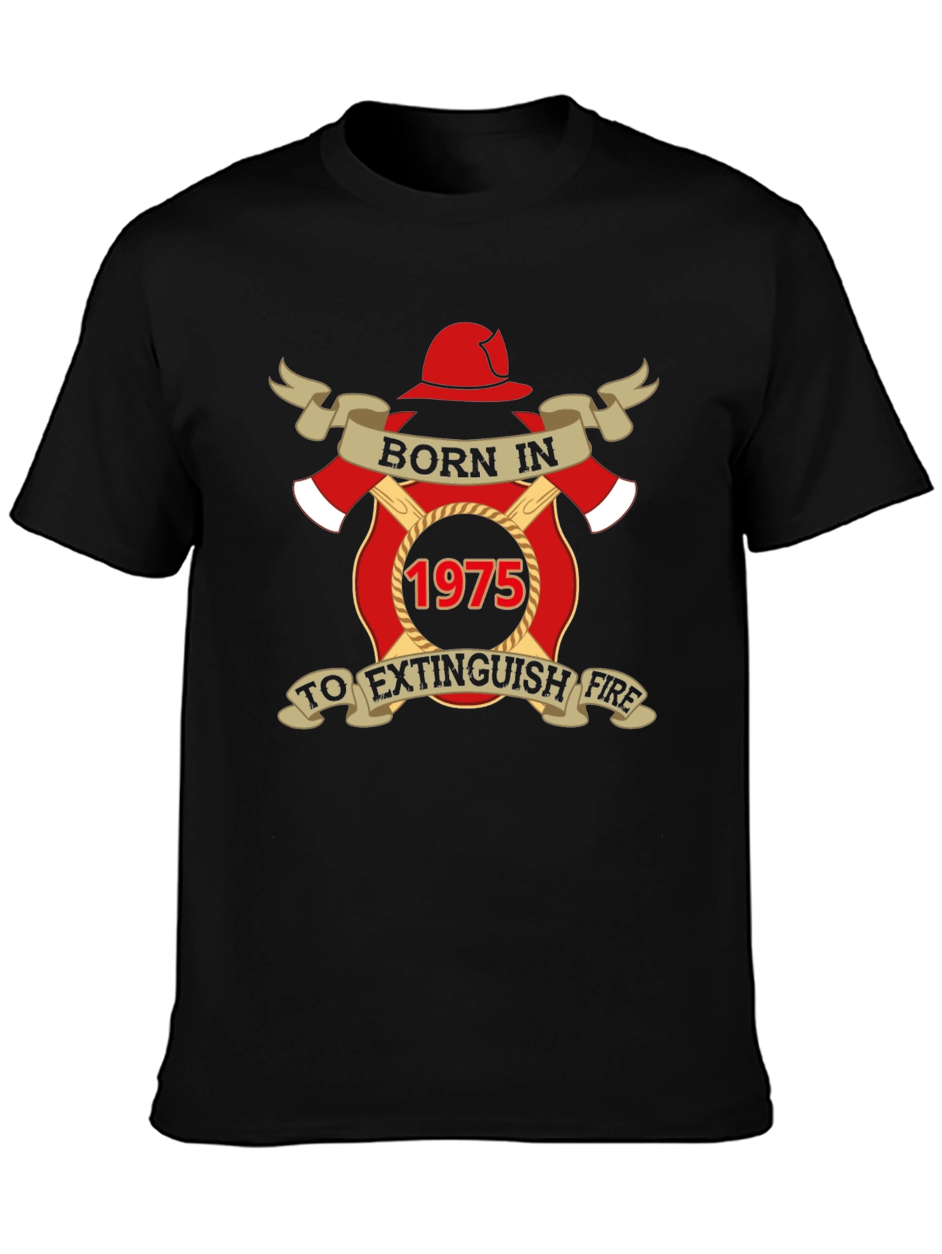 Born In 1975 Firefighter T-Shirt