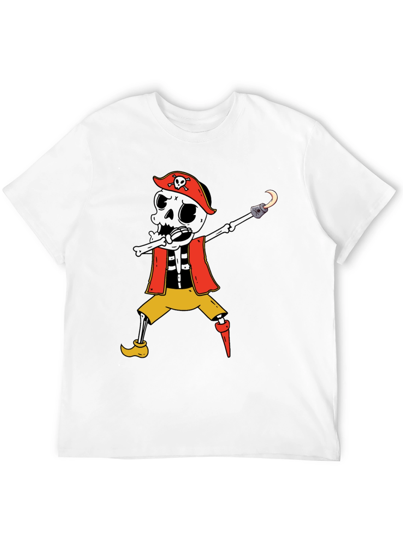 Pirate Skeleton Graphic T-Shirt