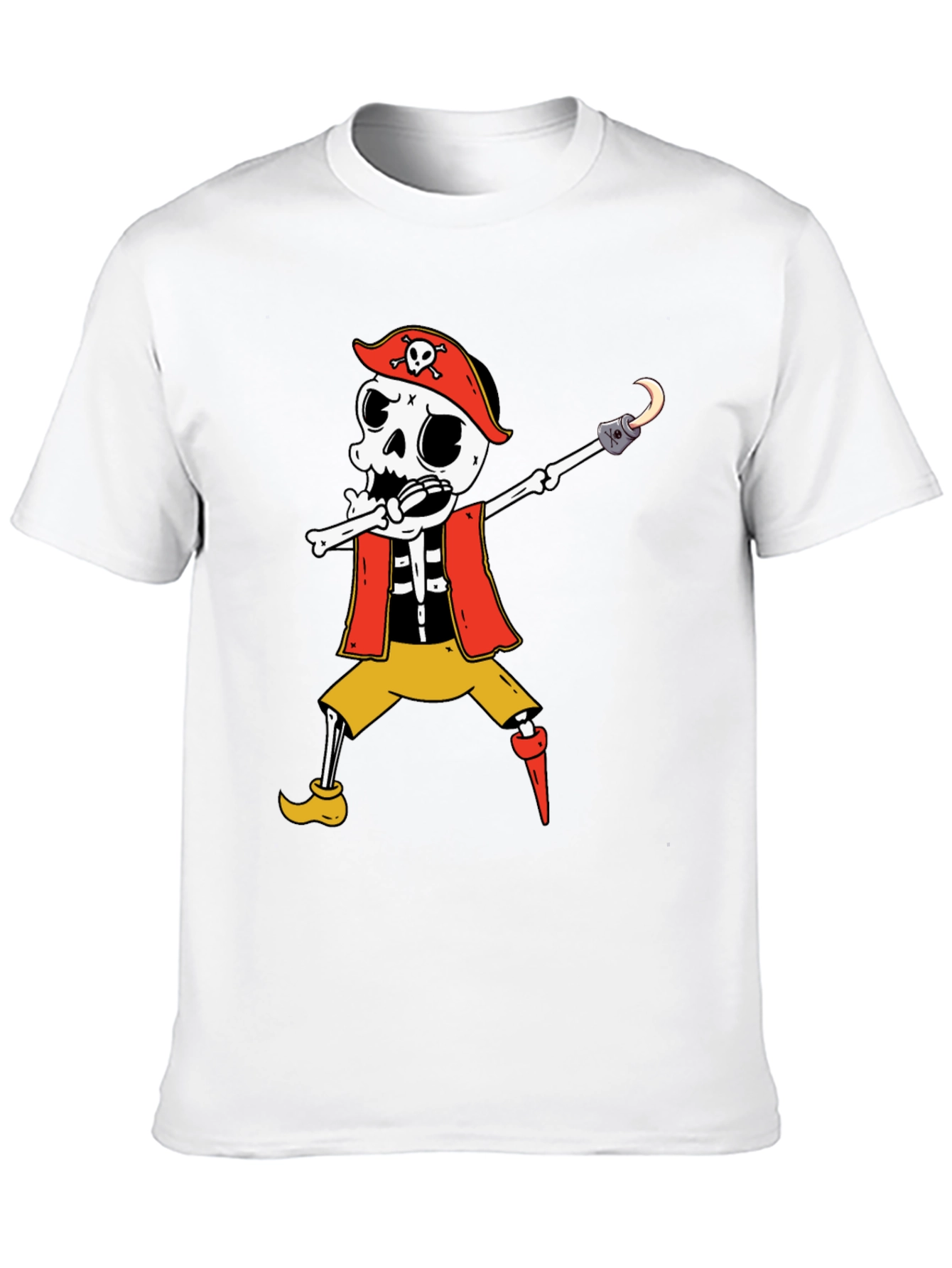 Pirate Skeleton Graphic T-Shirt