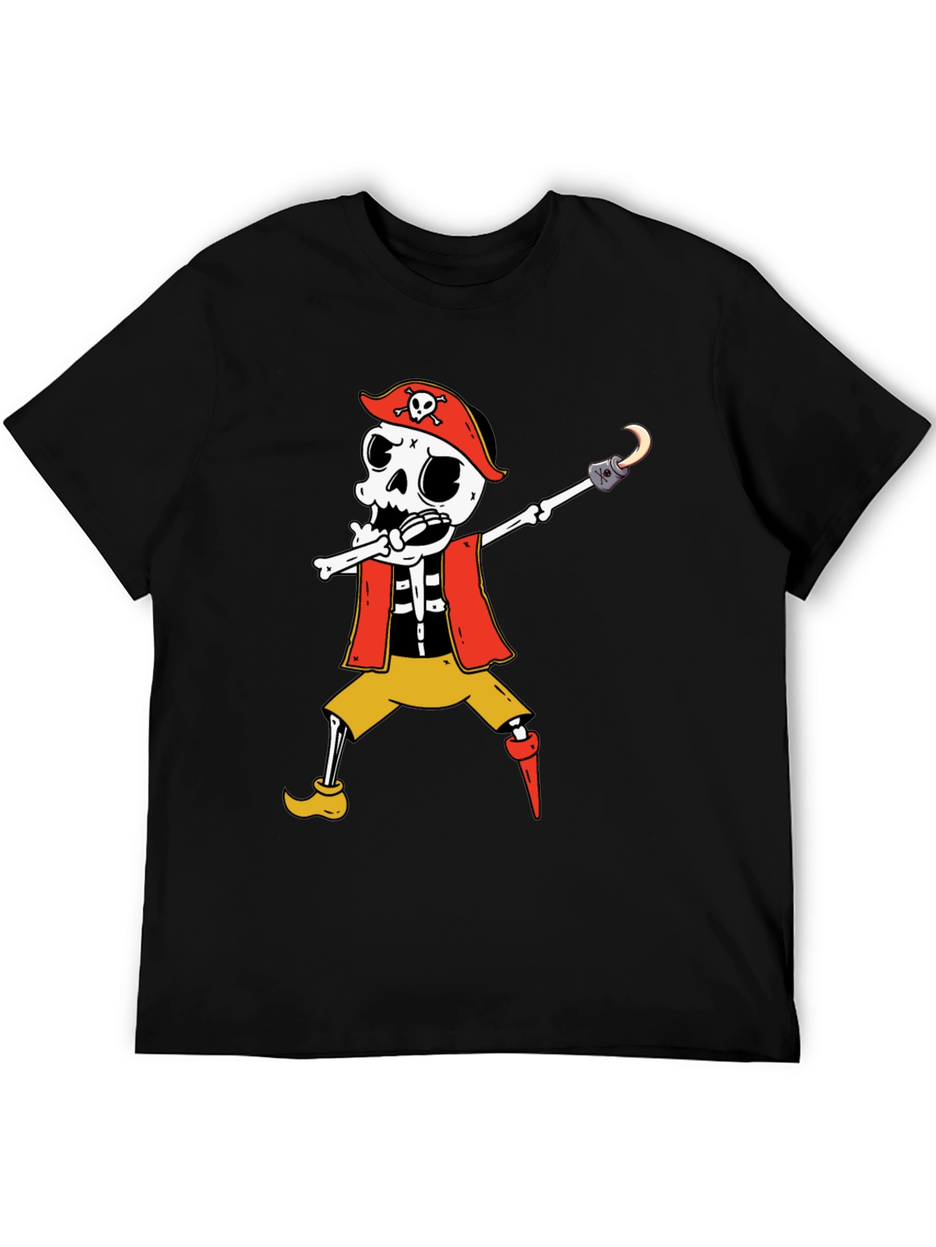 Pirate Skeleton Graphic T-Shirt