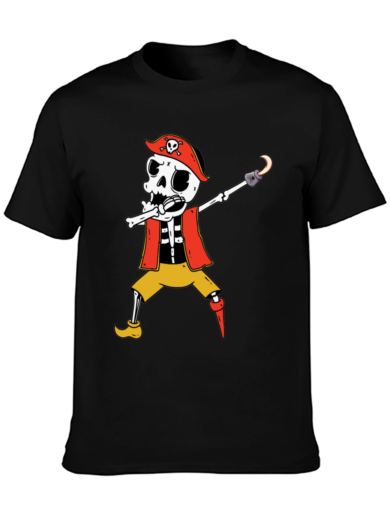 Pirate Skeleton Graphic T-Shirt