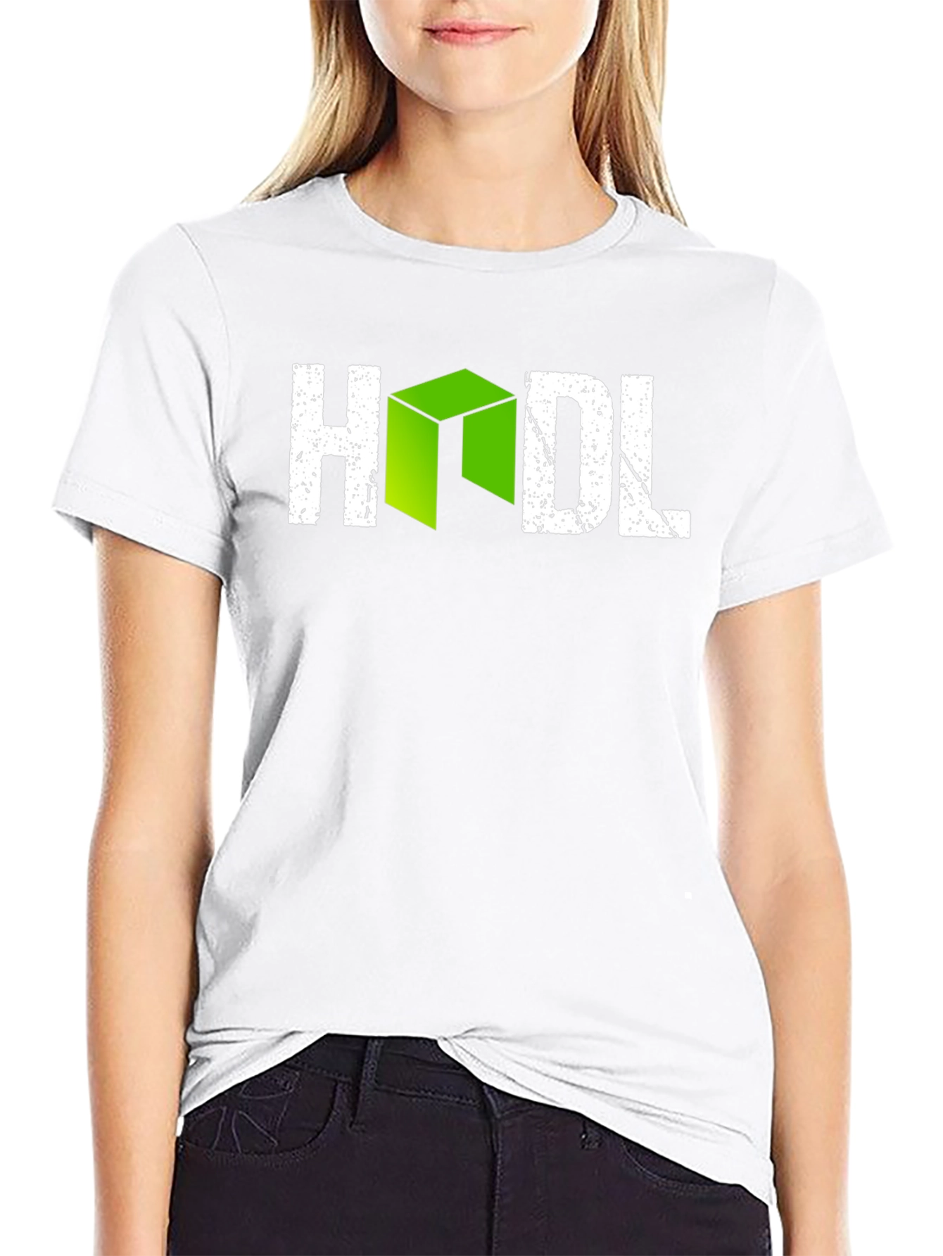 HODL Crypto Graphic Tee - Black Cotton