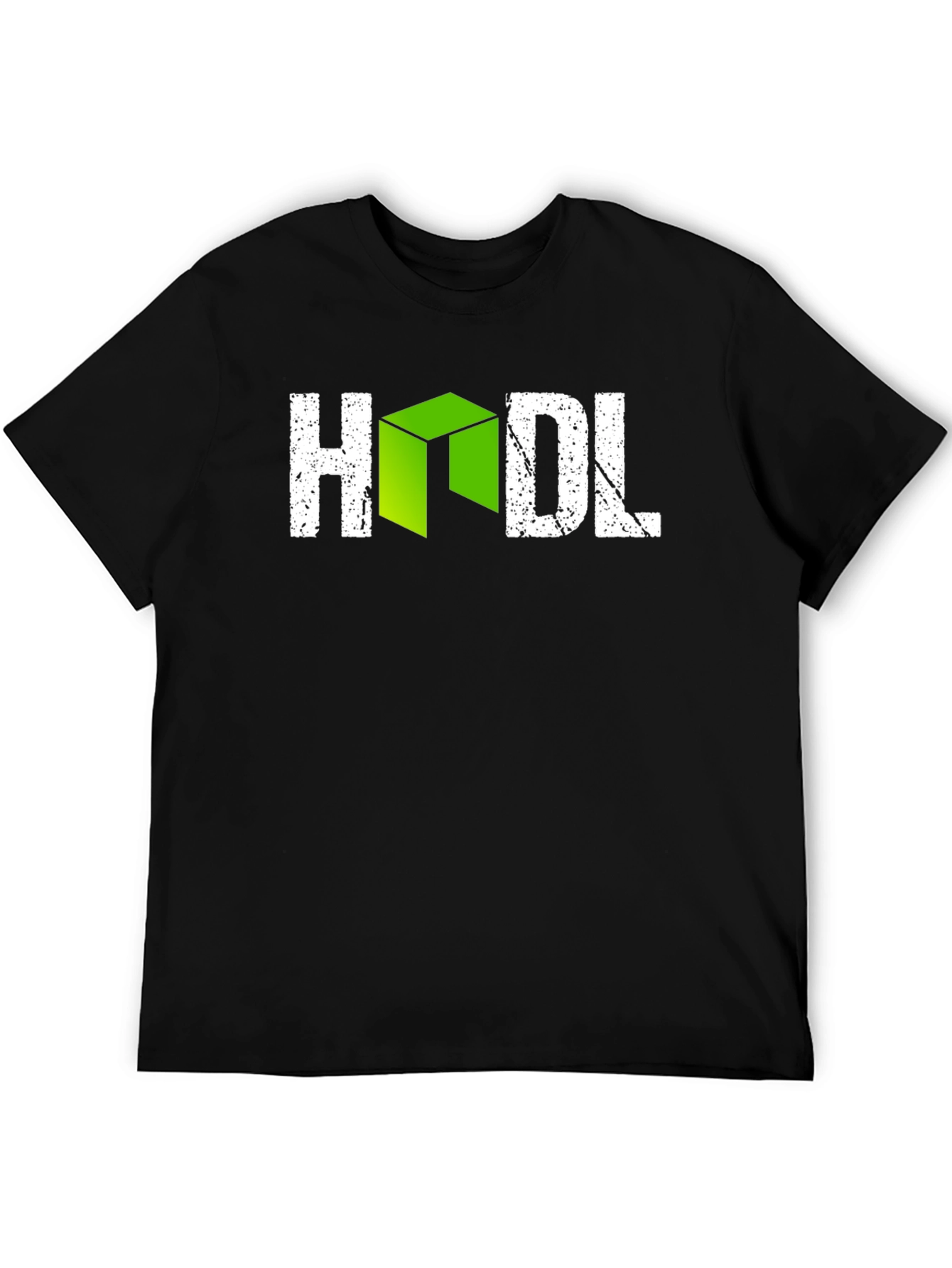 HODL Crypto Graphic Tee - Black Cotton