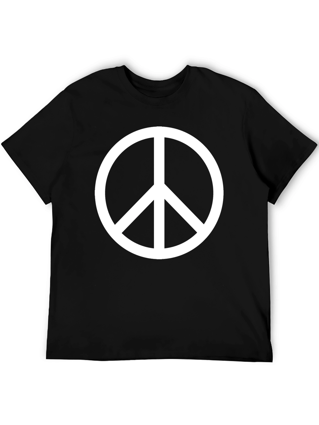 Peace Sign Black T-Shirt - Unisex